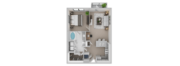 The Paris Floor Plan at Century Cedar Hill, Cedar Hill, TX